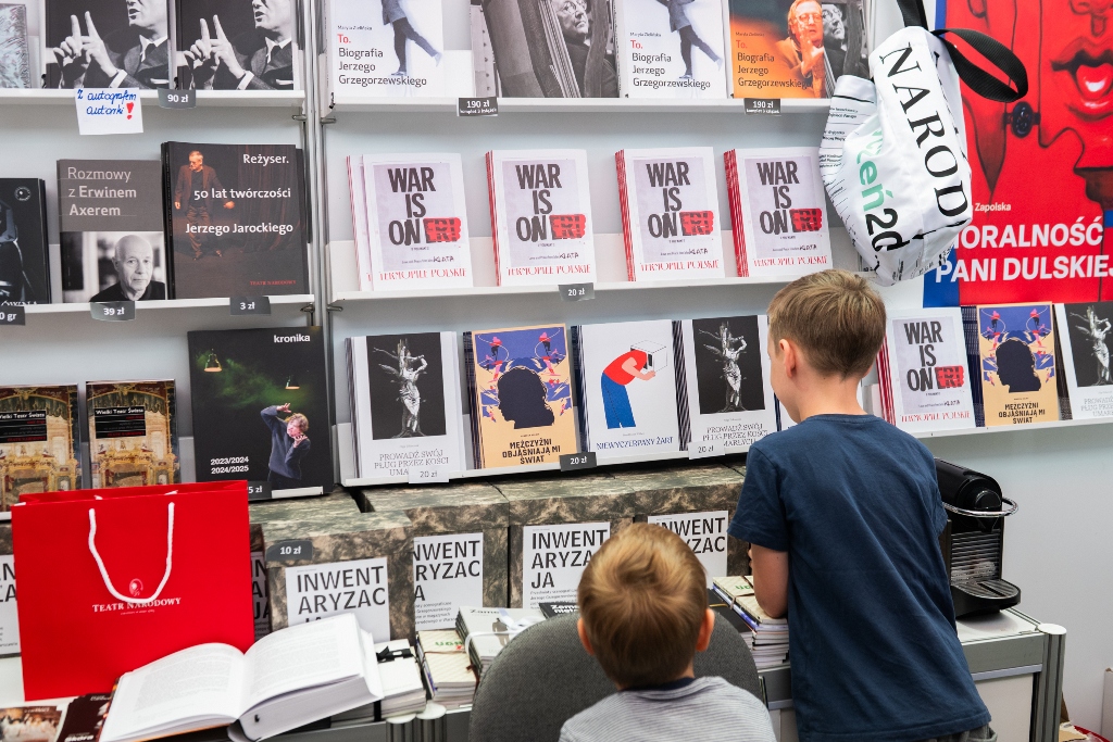 Teatr Narodowy na Międzynarodowych Targach Książki w Warszawie | 2026. Fot. Marta Ankiersztejn